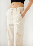 Παντελόνι τζιν cargo wide leg - Ζαχαρί - thefashionproject.gr - The Fashion Project