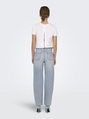 Παντελόνι τζιν ELLA STRAIGHT ONLY 15337154 - Μπλε jean - thefashionproject.gr - ONLY