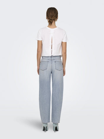 Παντελόνι τζιν ELLA STRAIGHT ONLY 15337154 - Μπλε jean - thefashionproject.gr - ONLY