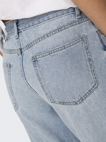 Παντελόνι τζιν ELLA STRAIGHT ONLY 15337154 - Μπλε jean - thefashionproject.gr - ONLY