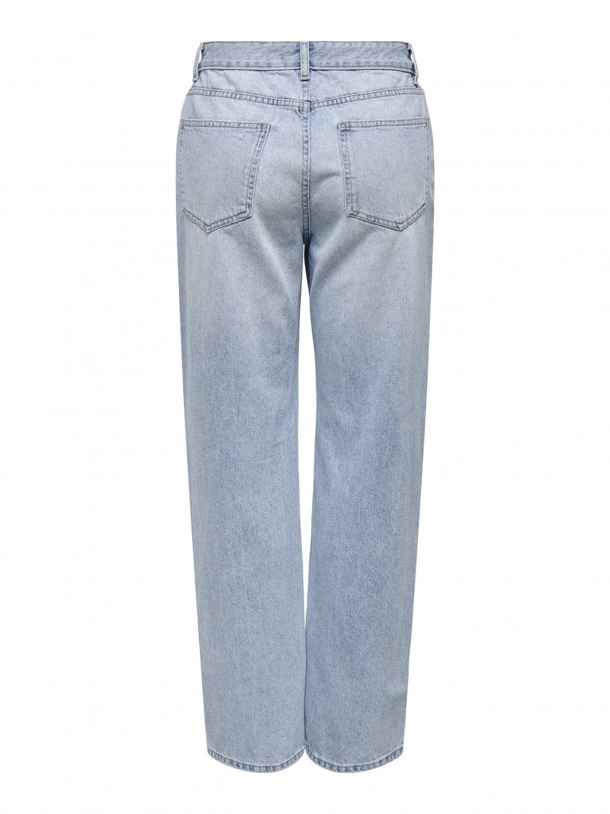 Παντελόνι τζιν ELLA STRAIGHT ONLY 15337154 - Μπλε jean - thefashionproject.gr - ONLY