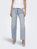 Παντελόνι τζιν ELLA STRAIGHT ONLY 15337154 - Μπλε jean - thefashionproject.gr - ONLY