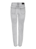 Παντελόνι τζιν Moni Highwaist straight Noisy May 27027468 - Γκρι - thefashionproject.gr - NOISY MAY