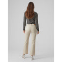 Παντελόνι τζιν SHEILA flare Vero Moda 10289924 - Μπεζ - thefashionproject.gr - VERO MODA