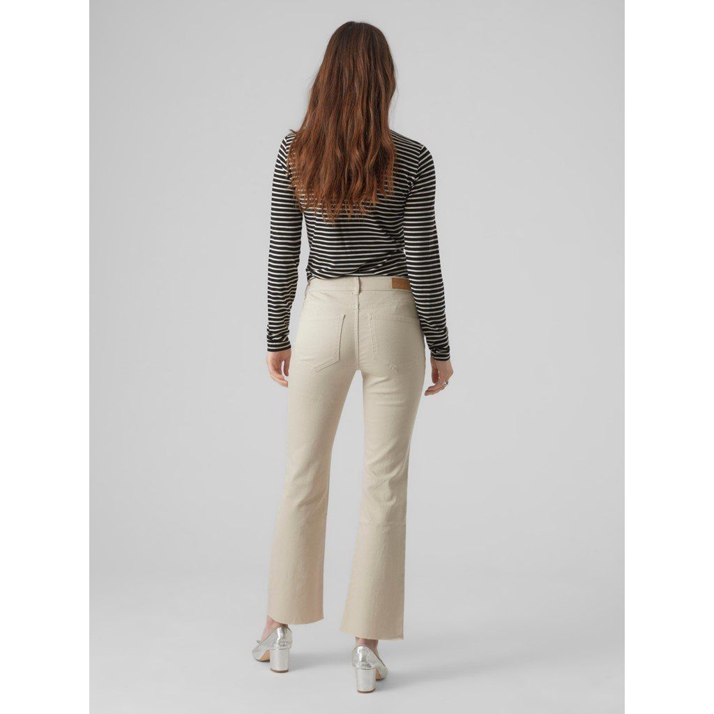 Παντελόνι τζιν SHEILA flare Vero Moda 10289924 - Μπεζ - thefashionproject.gr - VERO MODA