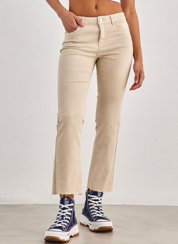 Παντελόνι τζιν SHEILA flare Vero Moda 10289924 - Μπεζ - thefashionproject.gr - VERO MODA