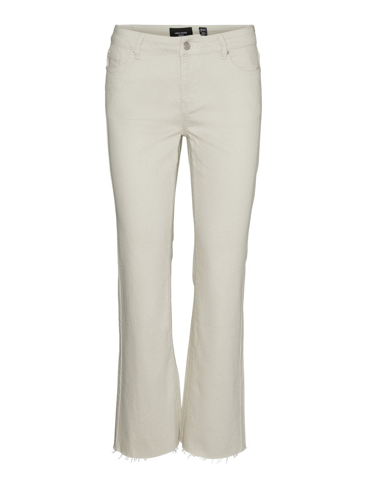 Παντελόνι τζιν SHEILA flare Vero Moda 10289924 - Μπεζ - thefashionproject.gr - VERO MODA