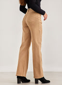Παντελόνι τζιν wide leg με αλυσίδα - Μπεζ - thefashionproject.gr - The Fashion Project