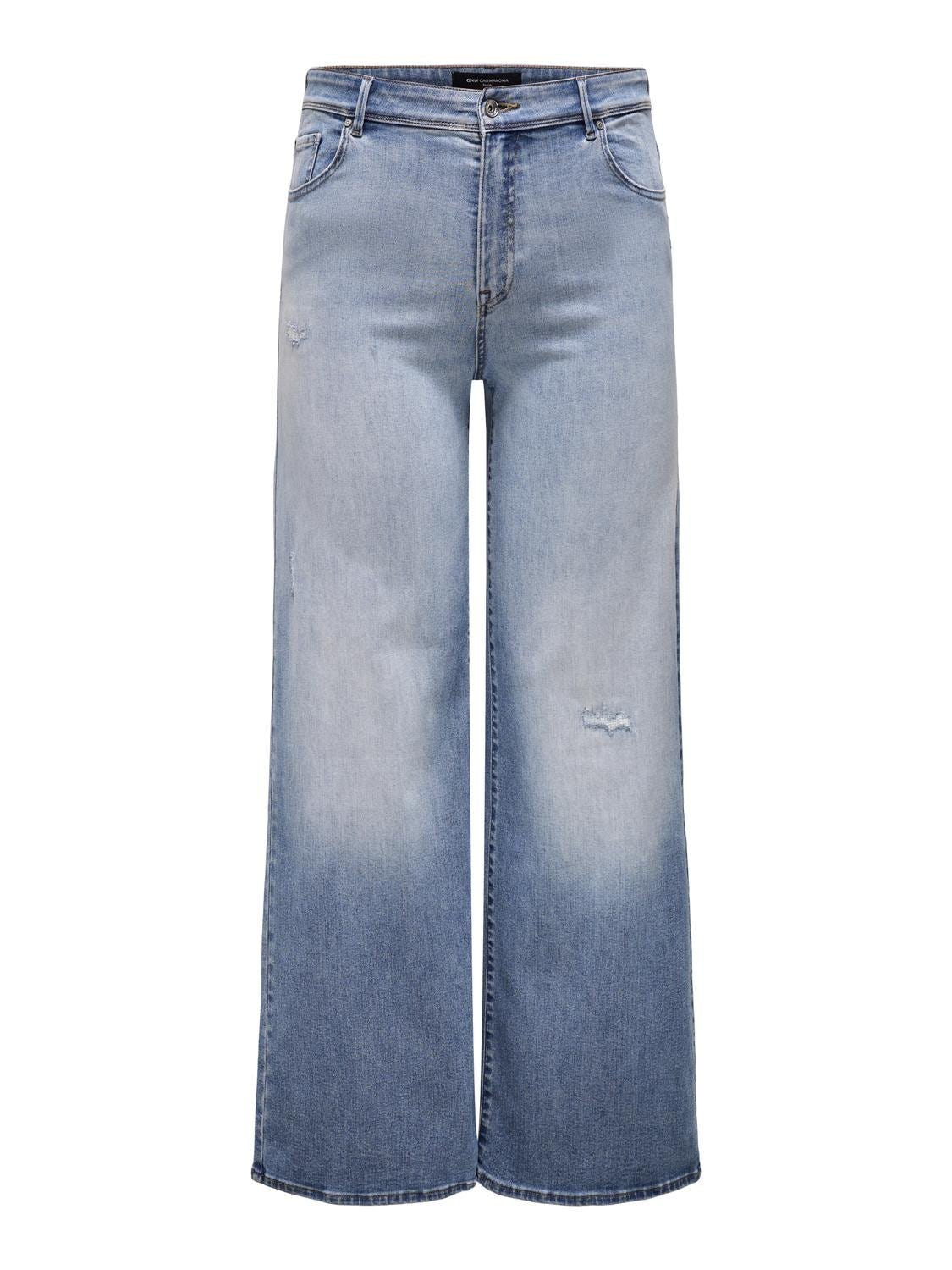 Παντελόνι τζιν wide leg plus size CARMAKOMA 15316412 - Μπλε jean - thefashionproject.gr - CARMAKOMA