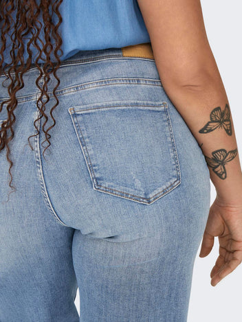 Παντελόνι τζιν wide leg plus size CARMAKOMA 15316412 - Μπλε jean - thefashionproject.gr - CARMAKOMA