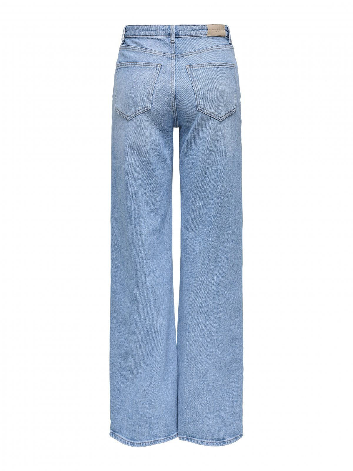 Παντελόνι τζιν wideleg JUIICY ONLY 15345249 - Μπλε denim - thefashionproject.gr - ONLY