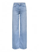 Παντελόνι τζιν wideleg JUIICY ONLY 15345249 - Μπλε denim - thefashionproject.gr - ONLY