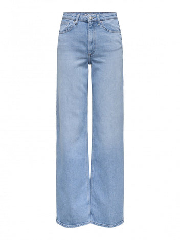 Παντελόνι τζιν wideleg JUIICY ONLY 15345249 - Μπλε denim - thefashionproject.gr - ONLY