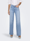 Παντελόνι τζιν wideleg JUIICY ONLY 15345249 - Μπλε denim - thefashionproject.gr - ONLY
