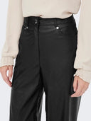 Παντελόνι wide leg δερματίνη ONLY 15264688