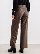 Παντελόνι wide leg δερματίνη ONLY 15264688