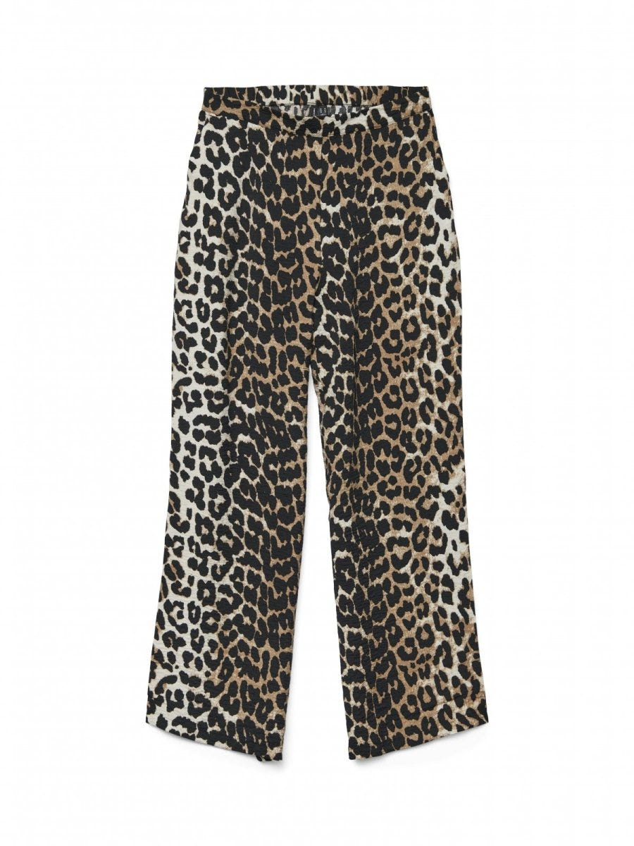 Παντελόνι wide leg με print Vero Moda 10303759 - Leopard - thefashionproject.gr - VERO MODA