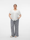 Παντελόνι wide leg plus size Vero Moda curve 10282479 - Μπλε σκούρο - thefashionproject.gr - VERO MODA CURVE
