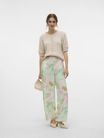 Παντελόνι wide leg υφασμάτινο Vero Moda 10303759 - Multi - thefashionproject.gr - VERO MODA