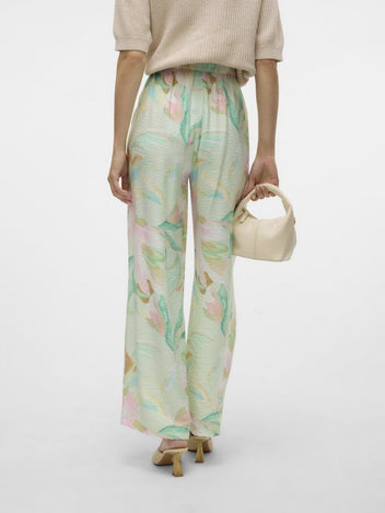 Παντελόνι wide leg υφασμάτινο Vero Moda 10303759 - Multi - thefashionproject.gr - VERO MODA