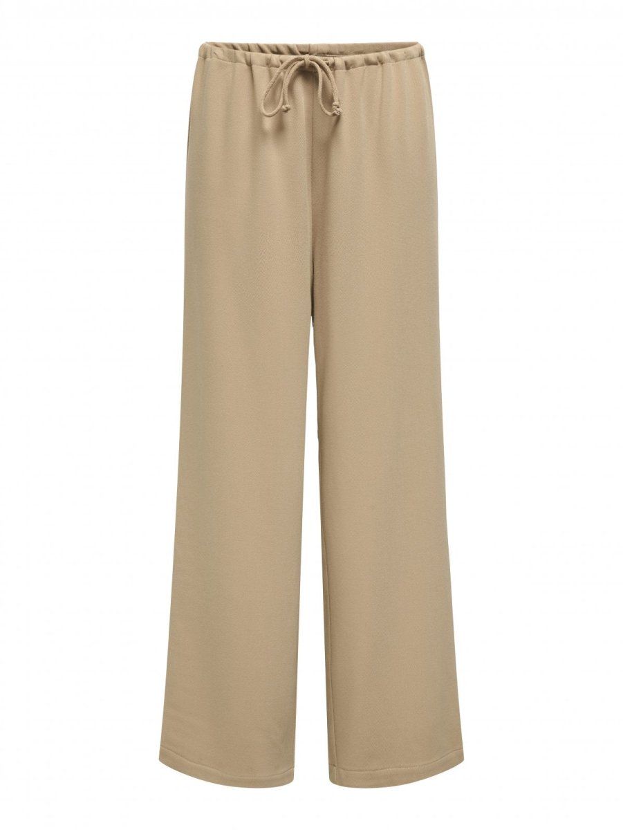 Παντελόνι wideleg με λάστιχο ONLY 15338922 - Caramel - thefashionproject.gr - ONLY