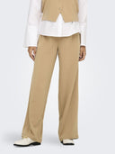 Παντελόνι wideleg με λάστιχο ONLY 15338922 - Caramel - thefashionproject.gr - ONLY