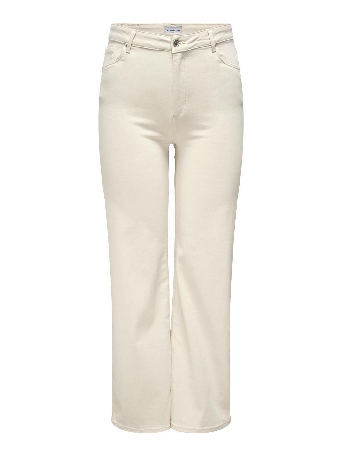 Παντελόνι Wilie wideleg plus size CARMAKOMA 15310701 - Μπεζ - thefashionproject.gr - CARMAKOMA