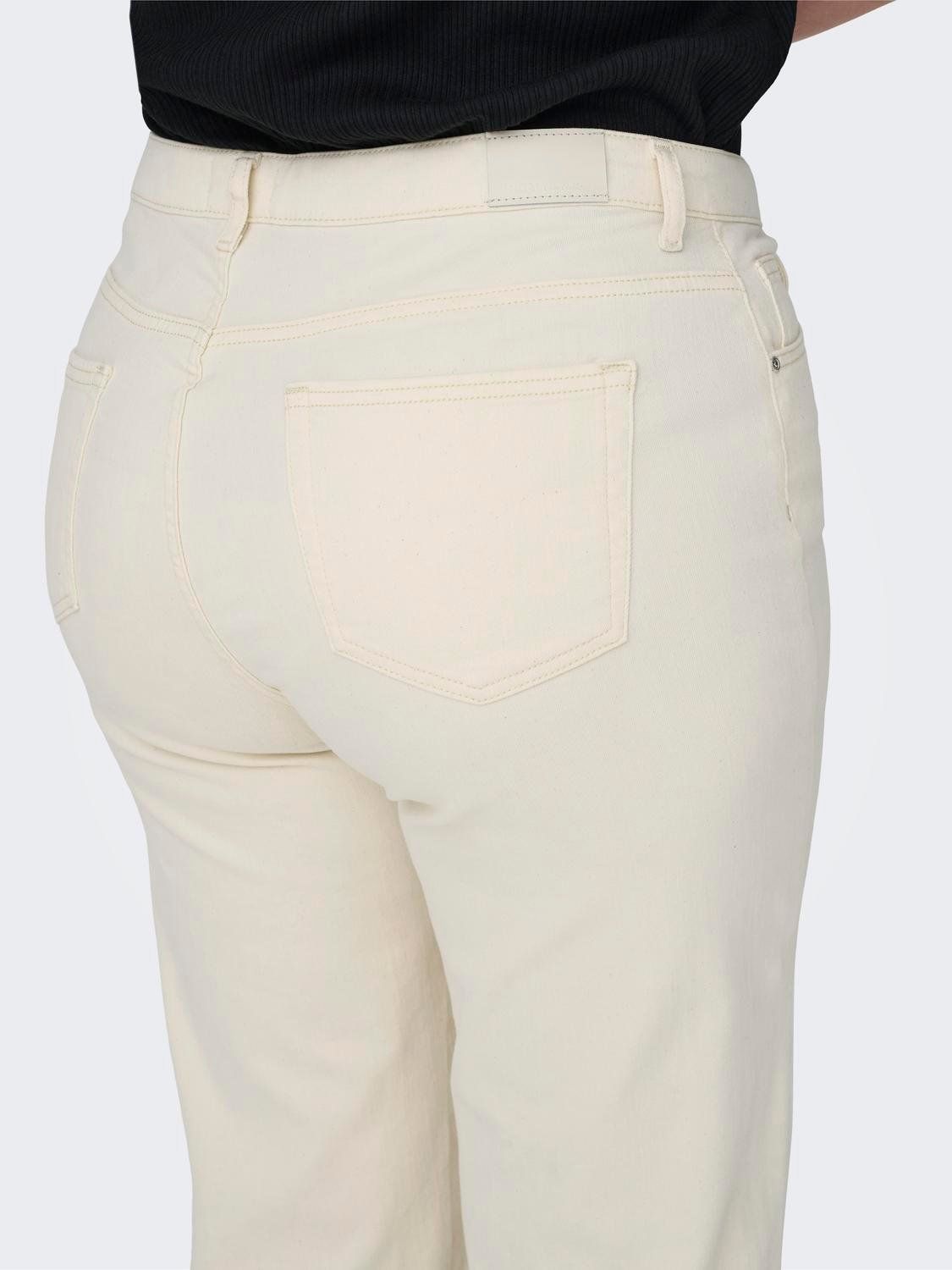 Παντελόνι Wilie wideleg plus size CARMAKOMA 15310701 - Μπεζ - thefashionproject.gr - CARMAKOMA