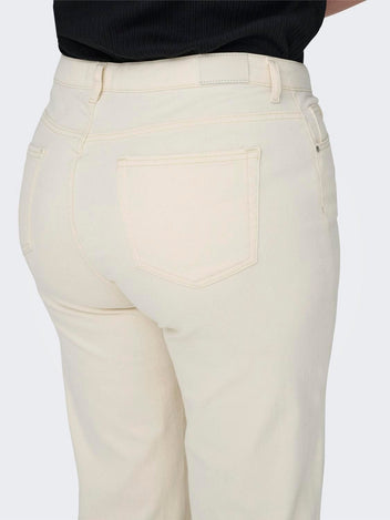 Παντελόνι Wilie wideleg plus size CARMAKOMA 15310701 - Μπεζ - thefashionproject.gr - CARMAKOMA