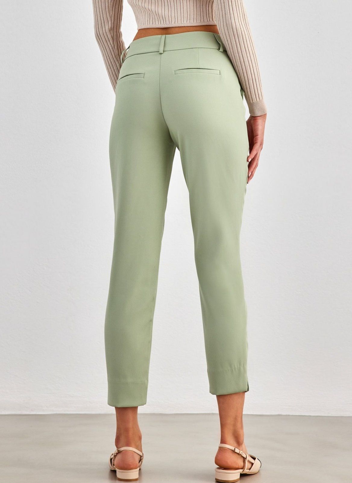 Παντελόνι υφασμάτινο office ONLY 15291514 - Βεραμάν - thefashionproject.gr - ONLY