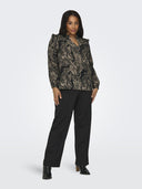 Παντελόνι υφασμάτινο plus size CARMAKOMA 15312009 - Μαύρο - thefashionproject.gr - CARMAKOMA
