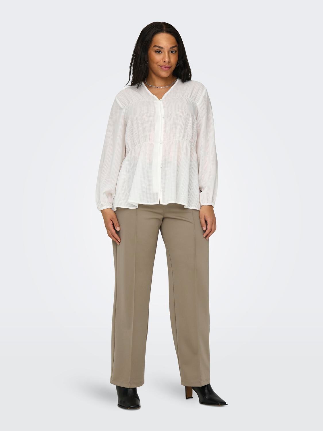 Παντελόνι υφασμάτινο plus size CARMAKOMA 15312009 - Τάουπε - thefashionproject.gr - CARMAKOMA