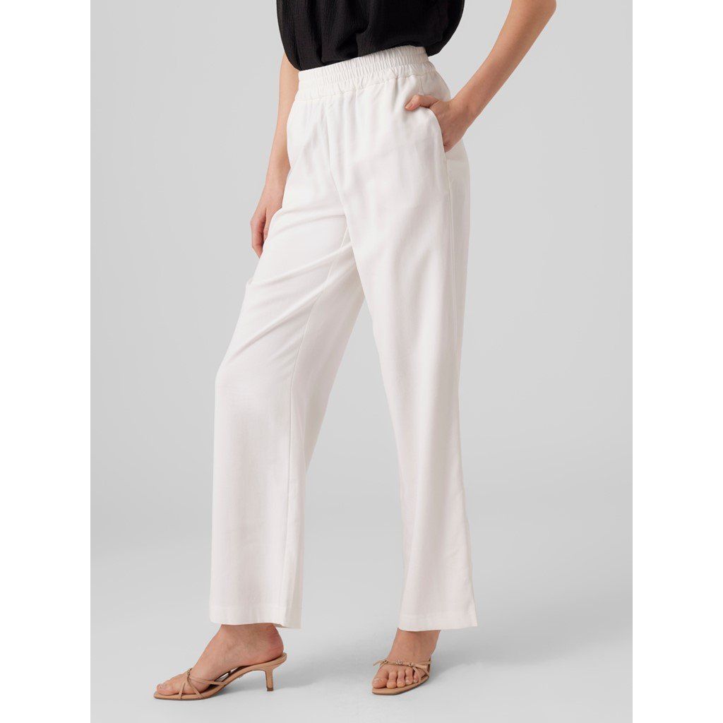 Παντελόνι υφασμάτινο wide leg Vero Moda 10278926 - Λευκό - thefashionproject.gr - VERO MODA