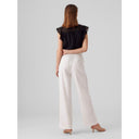 Παντελόνι υφασμάτινο wide leg Vero Moda 10278926 - Λευκό - thefashionproject.gr - VERO MODA