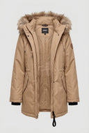 ONLY - Parka Jacket Fur Hood - Camel