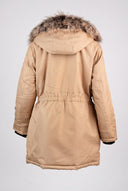 ONLY - Parka Jacket Fur Hood - Camel