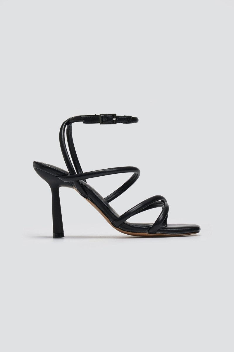 Πέδιλα crossover με μπαρέτα ONLY 15340883 - Μαύρο - thefashionproject.gr - ONLY