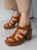 Πέδιλα δερμάτινα gladiator tfp