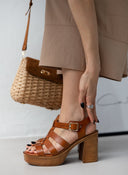 Πέδιλα δερμάτινα gladiator tfp