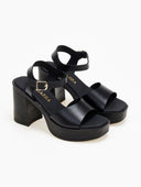 Πέδιλα δερμάτινα με μπαρέτα RAGAZZA 0868