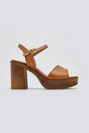 Πέδιλα δερμάτινα με μπαρέτα TFP - Ταμπά - thefashionproject.gr - TFP