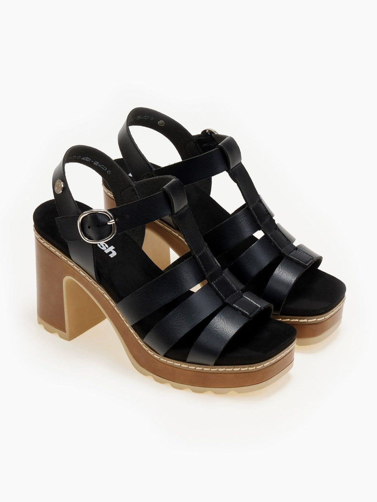 Πέδιλα gladiator με μπαρέτα Refresh 171878 - Μαύρο - thefashionproject.gr - Xti Footwear