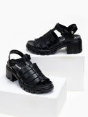Πέδιλα gladiator Refresh 171540 - Μαύρο - thefashionproject.gr - Refresh