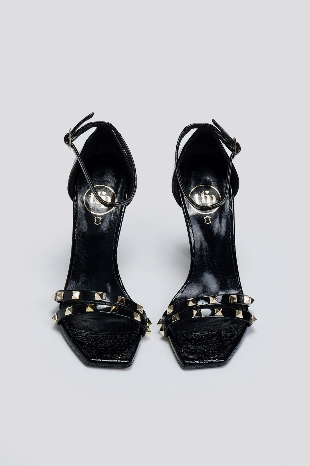 Πέδιλα λουστρίνι με τρουκς TFP - Μαύρο - thefashionproject.gr - TFP