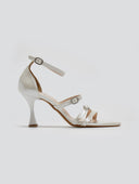 Πέδιλα με ανάγλυφο print Tfp - Λευκό Πέρλα - thefashionproject.gr - TFP