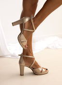 Πέδιλα με crossover φάσες Ragazza 0949 - Άμμου - thefashionproject.gr - RAGAZZA