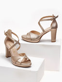 Πέδιλα με crossover φάσες Ragazza 0949 - Άμμου - thefashionproject.gr - RAGAZZA