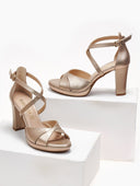 Πέδιλα με crossover φάσες Ragazza 0949 - Άμμου - thefashionproject.gr - RAGAZZA