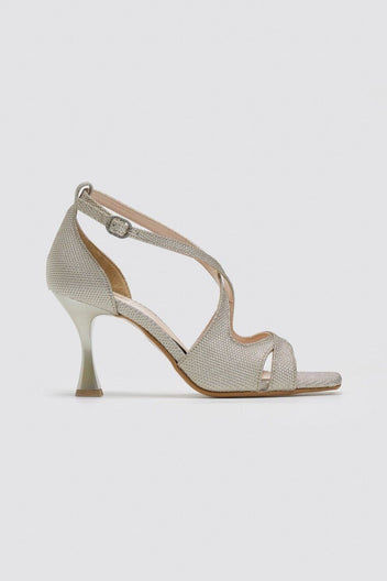 Πέδιλα με crossover λουράκια TFP - Χρυσό - thefashionproject.gr - TFP