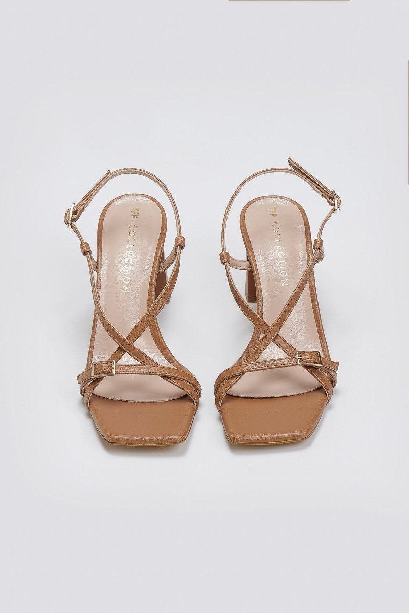 Πέδιλα με crossover σχέδιο TFP - Ταμπά - thefashionproject.gr - TFP